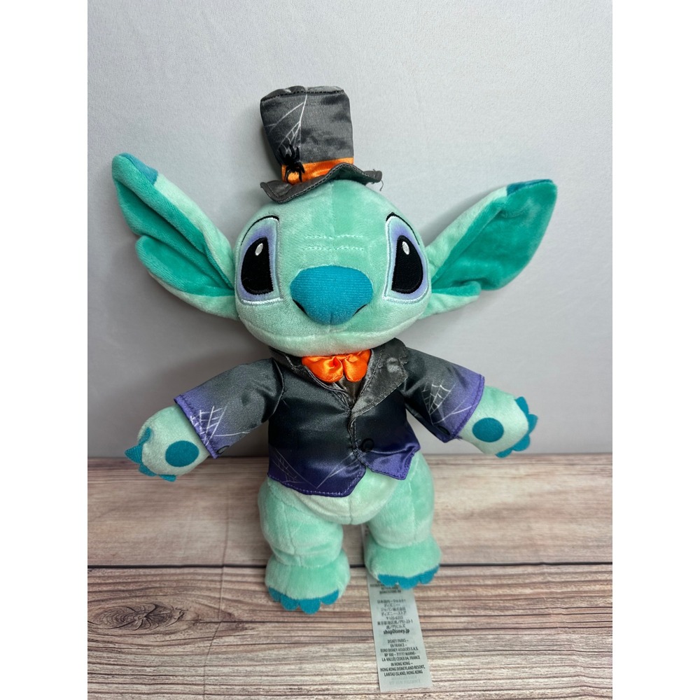 Disney Stitch Halloween Top‎ Hat Tuxedo Plush Toy Boo Bash